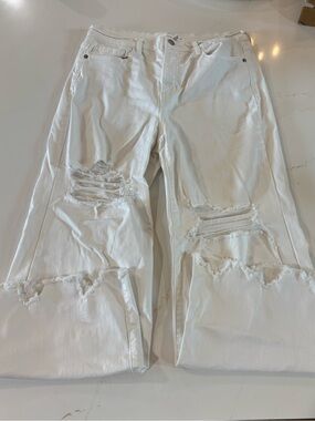 NEW Altar'd State Ripped White Jeans